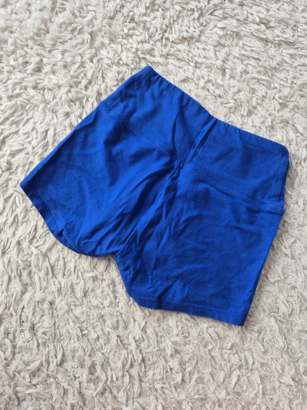Wild Fable Cobalt Blue High-Waisted Mini Booty Shorts - XXS - Picture 8 of 11